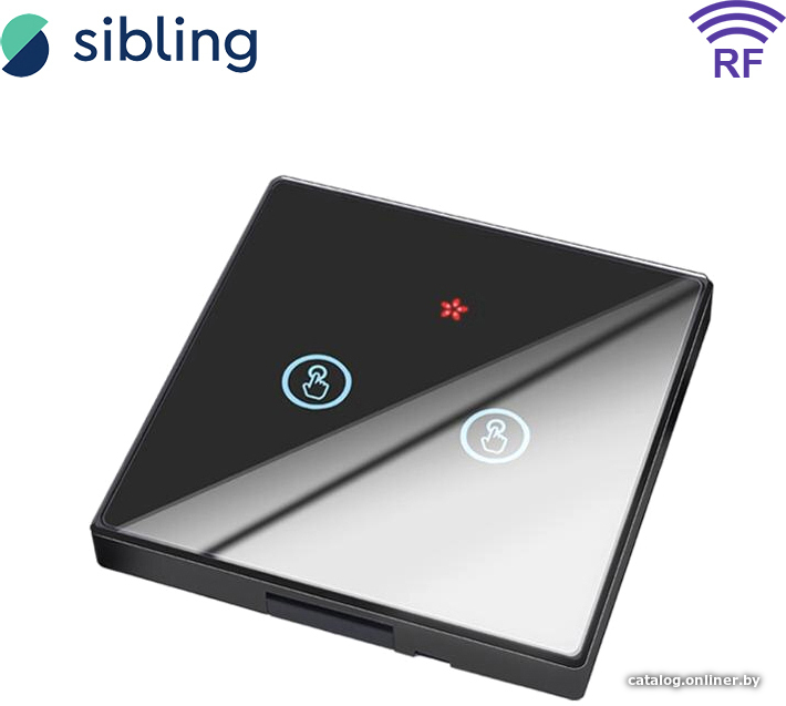 

Выключатель Sibling Powerlight-SM2B 2-канальный сенсорный