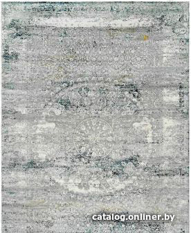 

Ковер для жилой комнаты Milat Leda B018A-CREAM-BLUE 80x150 (рисунок/серый)