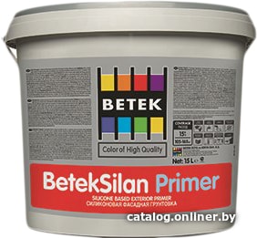 

Акриловая грунтовка Betek Silan Primer 15 л