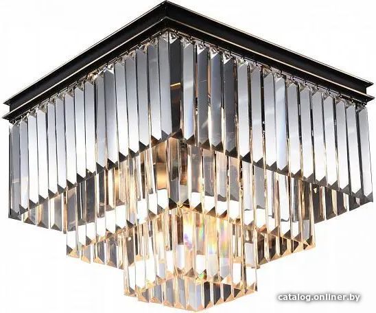 

Люстра средней высоты Newport 31105/PL black+gold