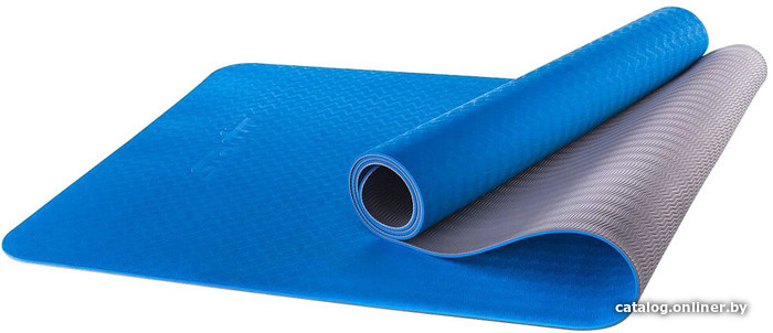 

Коврик Starfit FM-201 TPE (173x61x0.4см, синий/серый)
