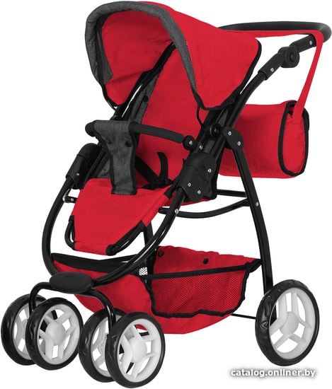 

Коляска для кукол Carrello Avanti 9662 (красный)