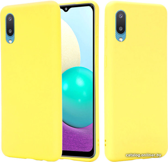 

Чехол для телефона Case Liquid для Galaxy A02/M02 (желтый)