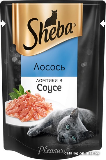 

Пресервы Sheba Pleasure Ломтики в соусе. Лосось 85 г