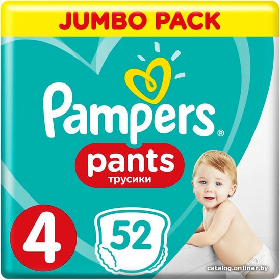 

Трусики-подгузники Pampers Pants 4 (52 шт)