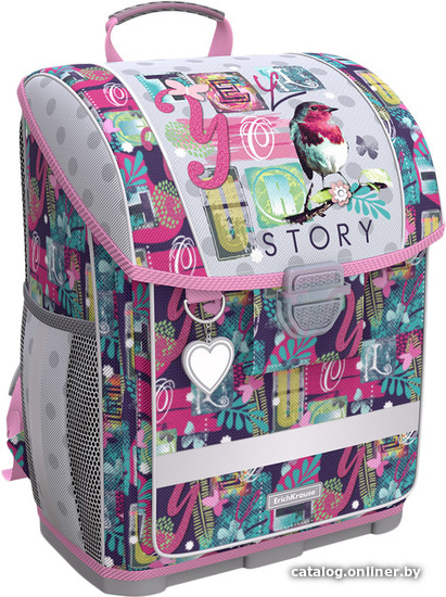 

Школьный рюкзак Erich Krause ErgoLine 16L Bird Story 52574