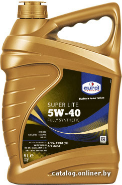 

Моторное масло Eurol Super Lite 5W-40 5л