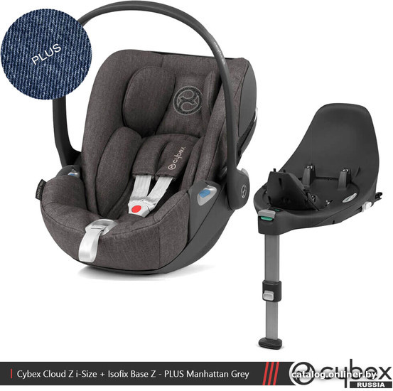 

Детское автокресло Cybex Cloud Z I-Size Plus (с базой Z, soho grey)