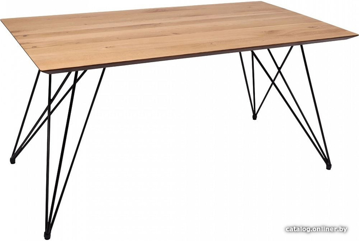 

Кухонный стол ОКА Везувий 150x80x75 (дуб натуральный/черный)