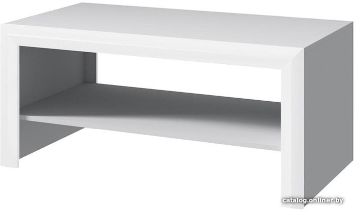 

Журнальный столик Anrex Whiteblack (белый/белый глянец)