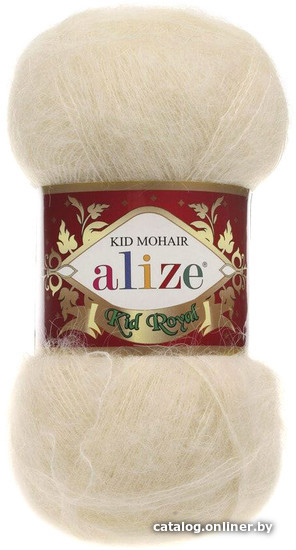

Пряжа для вязания Alize Kid royal 67 (500 м, молочно-бежевый)