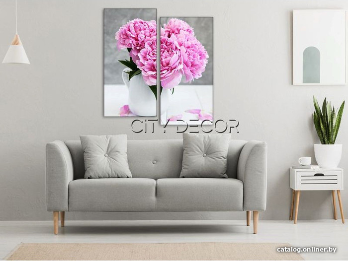 

Модульная картина Citydecor Цветы/Растения 4.29 100x77 см