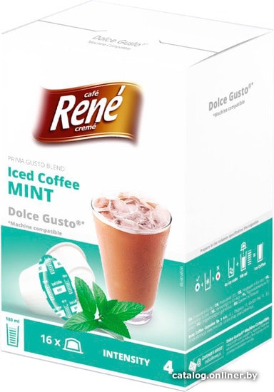

Кофе в капсулах Rene Dolce Gusto Iced Coffee Mint 16 шт