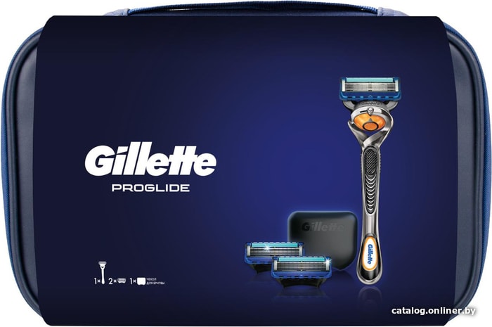 

Подарочный набор Gillette Fusion Proglide 3 сменные кассеты + чехол