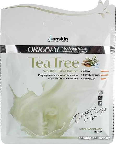

Anskin Маска для лица альгинатная Teatree Modeling Mask Refill (25 г)