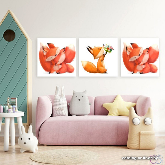 

Модульная картина Citydecor Детская 3.50 37x117 см