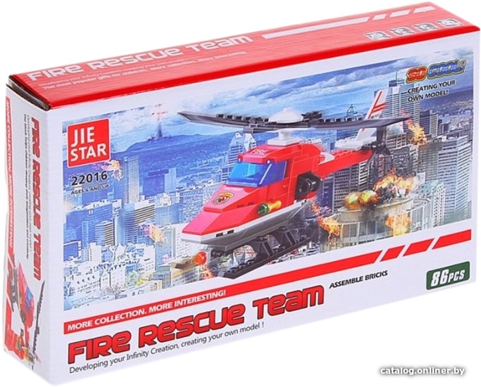 

Конструктор JIE-STAR Fire Rescue 22016