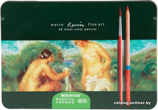 

Набор акварельных карандашей Marco Renoir Fine Art Water E3120-48TN (48 цветов)