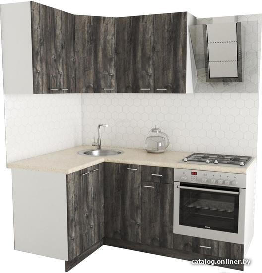 

Готовая кухня Хоум Лайн Луиза Люкс 1200x1900 угловой (сосна пасадена/сосна пасадена)