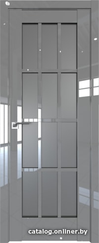 

Межкомнатная дверь ProfilDoors 102L 60x200 (грей люкс, стекло графит)