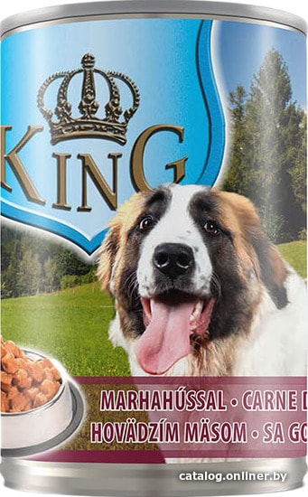 

Консервированный корм для собак Piko-Pet Food King Dog Beef 0.415 кг