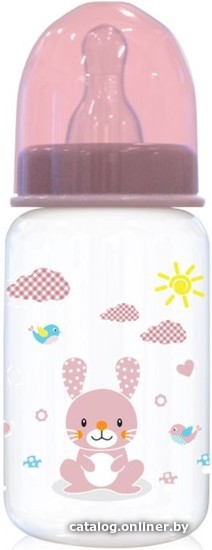 

Бутылочка для кормления Lorelli 10200120002 (125 мл, light pink)