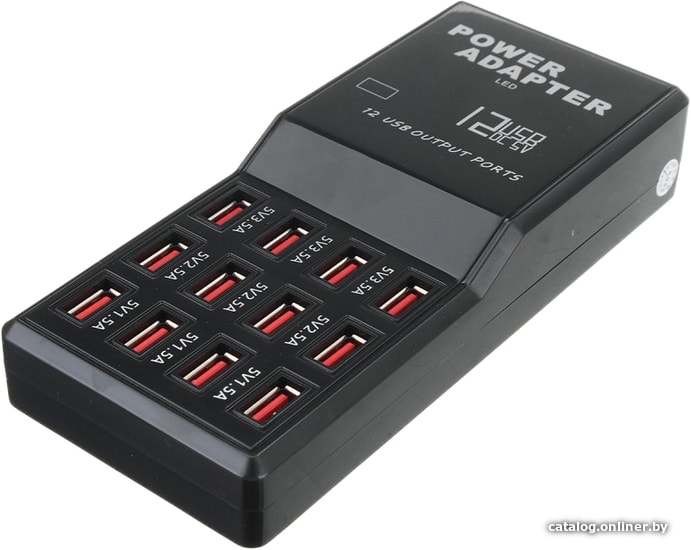 

Сетевое зарядное USBTOP 12x USB Type-A