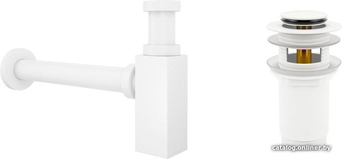 

Сифон Wellsee Drainage System 182113001 (сифон, донный клапан, матовый белый)