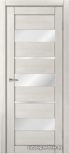 

Межкомнатная дверь MDF-Techno Dominica 114 40x200 (дуб Шале снежный, стекло лакобель белый)
