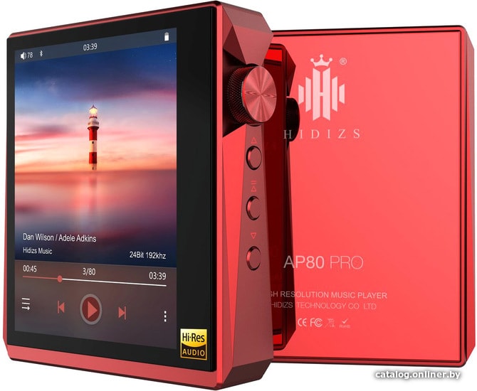 

Hi-Fi плеер Hidizs AP80 Pro (красный)