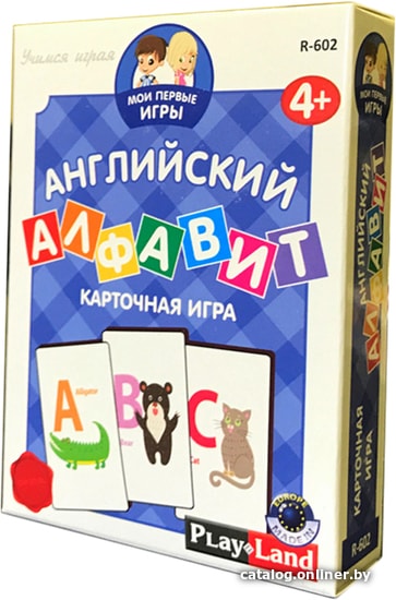 

Настольная игра Play Land Английский алфавит