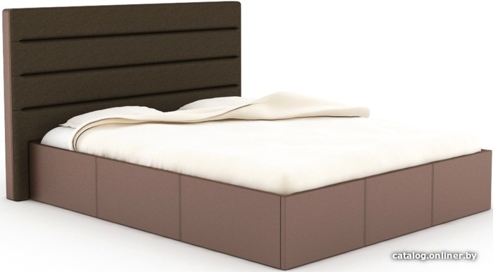 

Кровать Bon Mebel Севилья с ПМ 140x200 (кожзам коричневый)