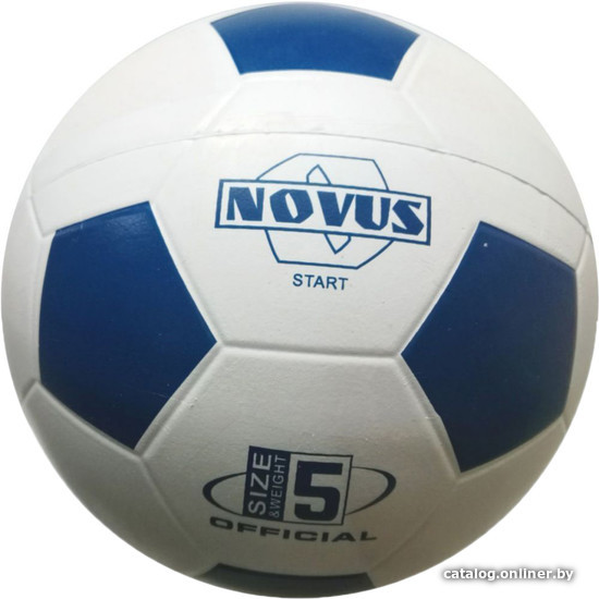 

Футбольный мяч Novus Start (5 размер, белый/синий)