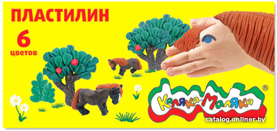 

Пластилин Каляка-Маляка ПКМ06 (6 цв)