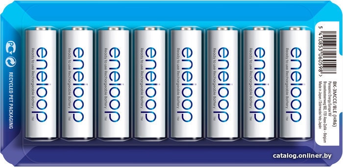 

Аккумулятор Panasonic Eneloop AA 1900mAh 8 шт. BK-3MCCE/8LE