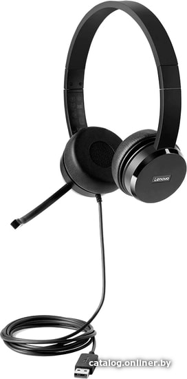 

Офисная гарнитура Lenovo 100 Stereo USB Headset