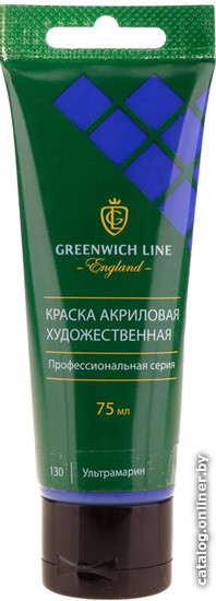 

Акриловая краска Greenwich Line AP_24130 (75 мл, ультрамарин)