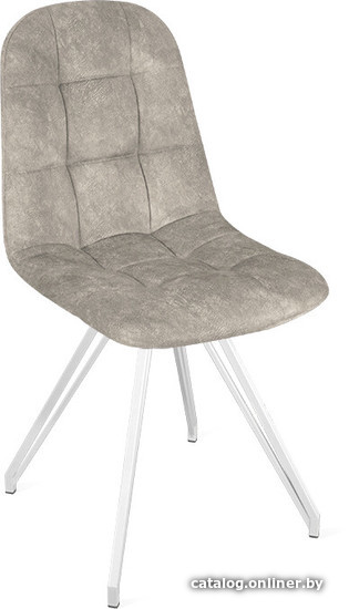 

Стул Трия Райс К4 (белый матовый/микровелюр Wellmart Dark Beige)