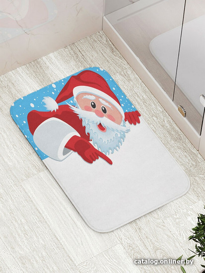 

Коврик для ванной JoyArty Любопытный Санта bath_5711
