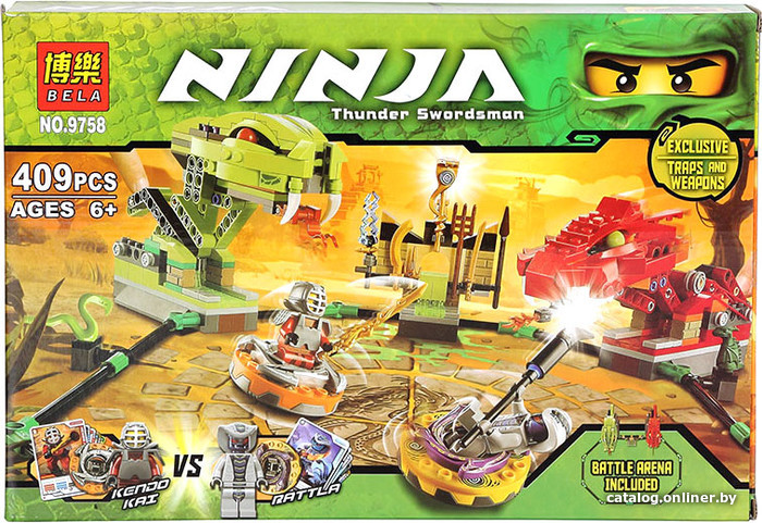 

Конструктор Bela Ninja Thunder Swordsman 9758
