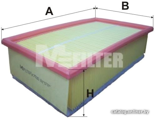 

Воздушный фильтр Mfilter K7026