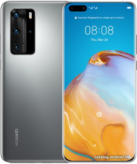 

Смартфон Huawei P40 Pro ELS-NX9 Dual SIM 8GB/256GB (серебристый)