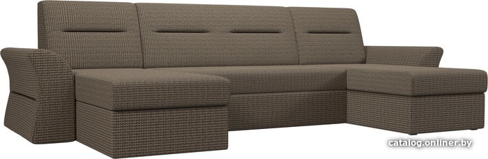 

П-образный диван Mebelico Клайд 109319 (корфу, коричневый)