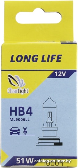 

Галогенная лампа Clear Light Long Life HB4 1шт