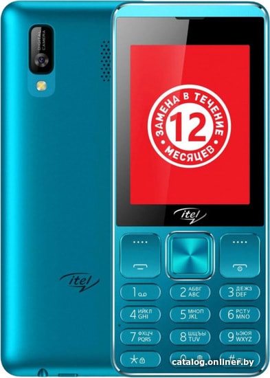 

Кнопочный телефон Itel IT6320 (голубой)