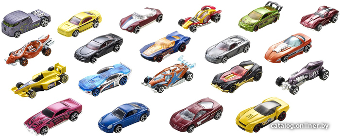 

Набор Hot Wheels Базовые машинки H7045 (20 шт, в ассортименте)