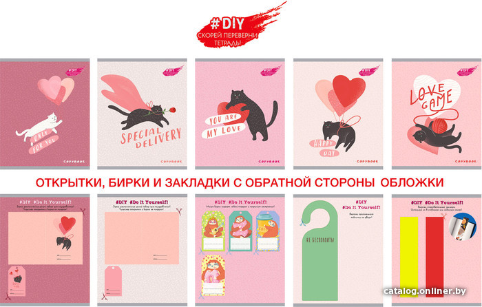 

Общая тетрадь Канц-Эксмо DIY Collection. Игривый кот Т2Л967094 (96 л)