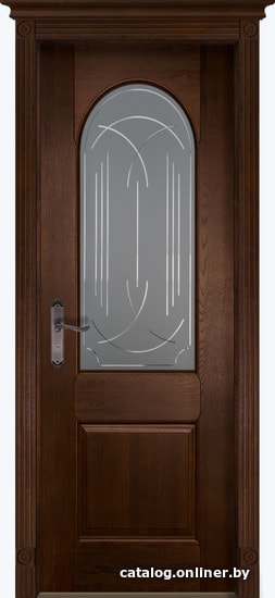 

Межкомнатная дверь ОКА Чезана 90x200 (античный орех/стекло графит)