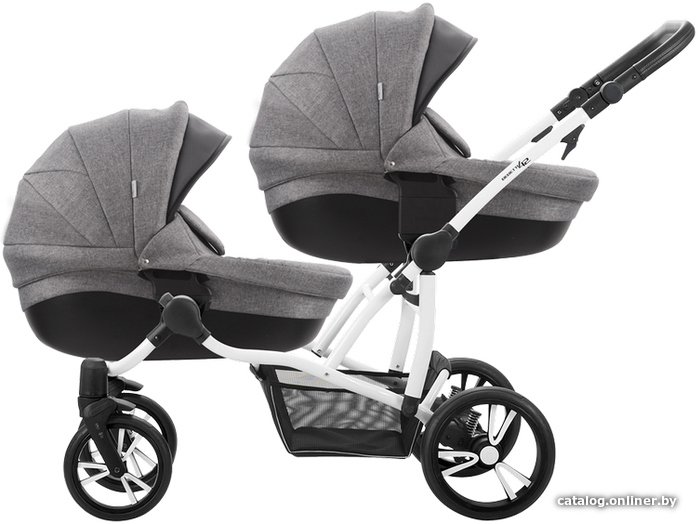 

Универсальная коляска BEBETTO Bebetto42 Сomfort (2 в 1, LJ195, рама белая)