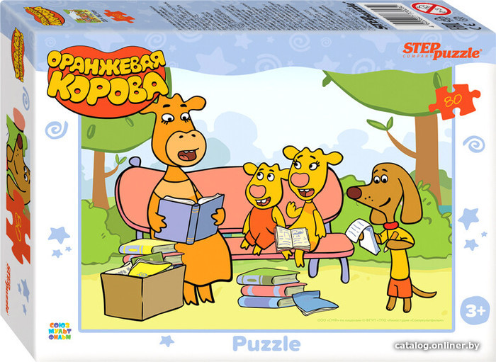 

Пазл Step Puzzle Оранжевая корова 77023 (80 эл)